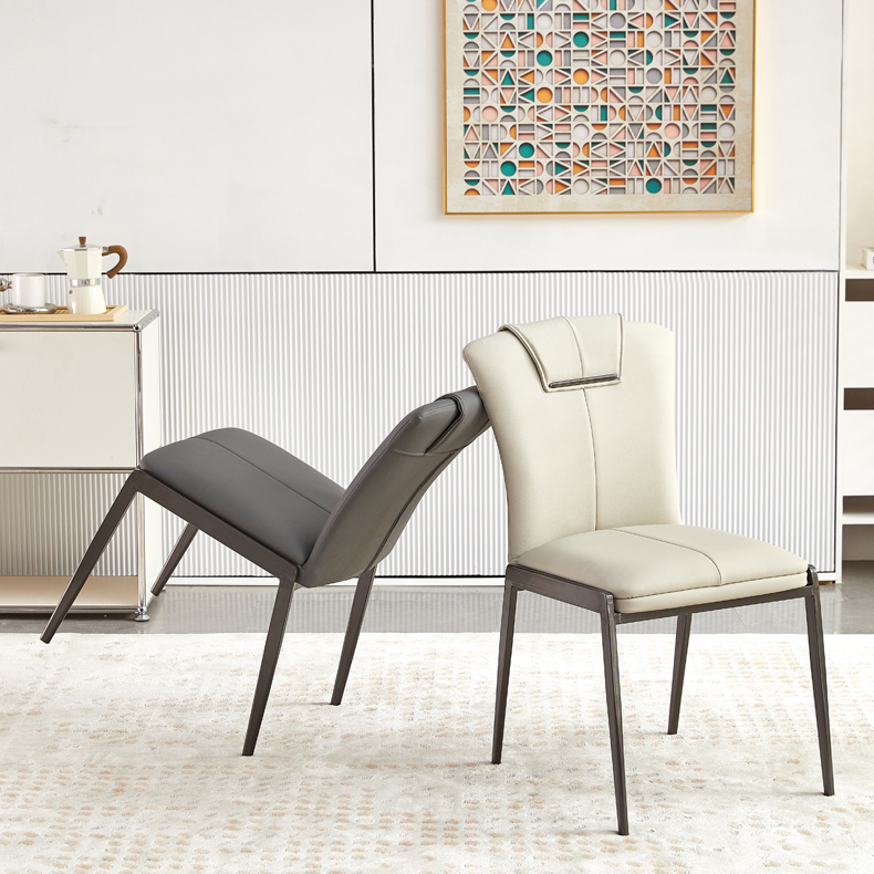 YMSC 现代风格简约办公椅 软垫椅 餐椅