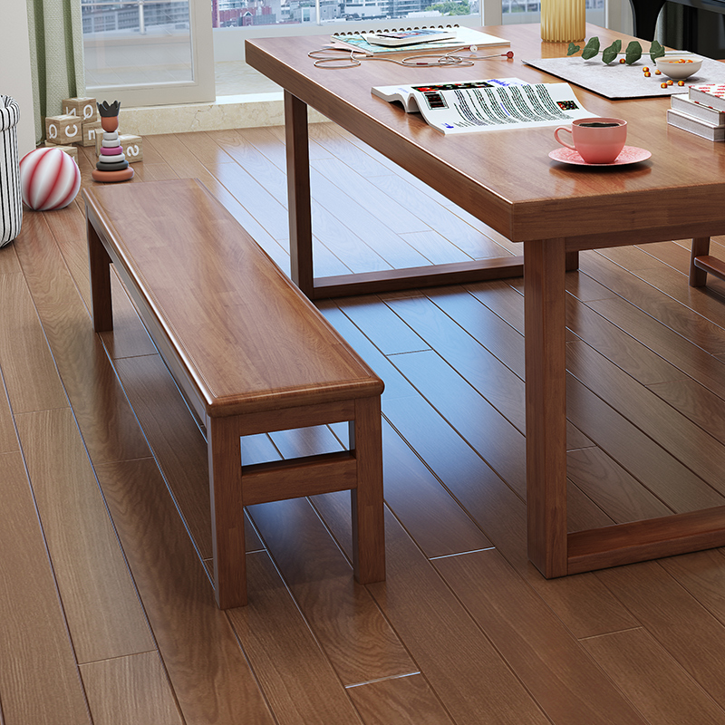 YMSC 现代实木家具 实木长凳 客厅实木长凳