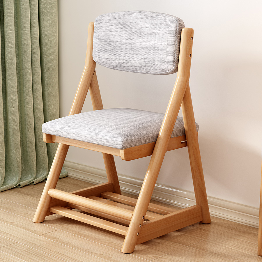 YMSC New Design Kids Furniture Dining Chair Backrest Chair Solid Wood Armchair for Dining Room