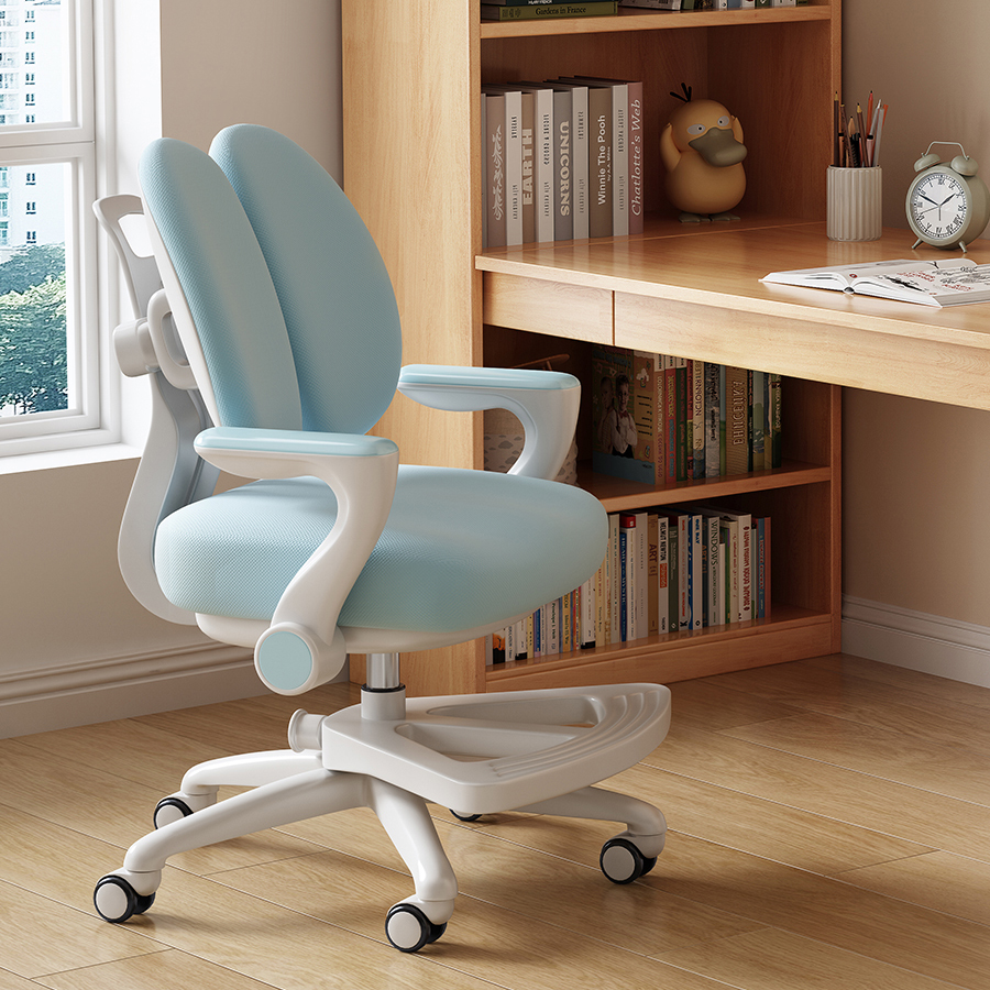 YMSC Height Adjustable Children's Study Chair Modern Mobile Kids Chair Ergonomic Chair for kids