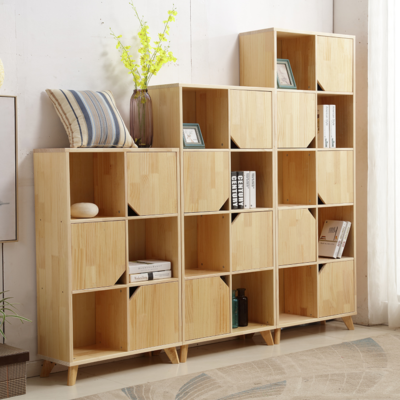 YMSC Living Room Furniture Sets Office Furniture Bookcase Wooden Book Shelf/Library Bookshelf Storag