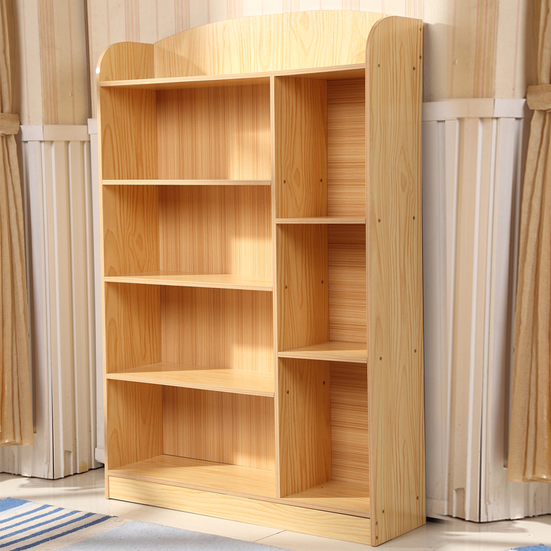 YMSC Solid Wood Corner Shelf Storage Open Storage Rack Bookcase Modern Design Bookshelf for Living r